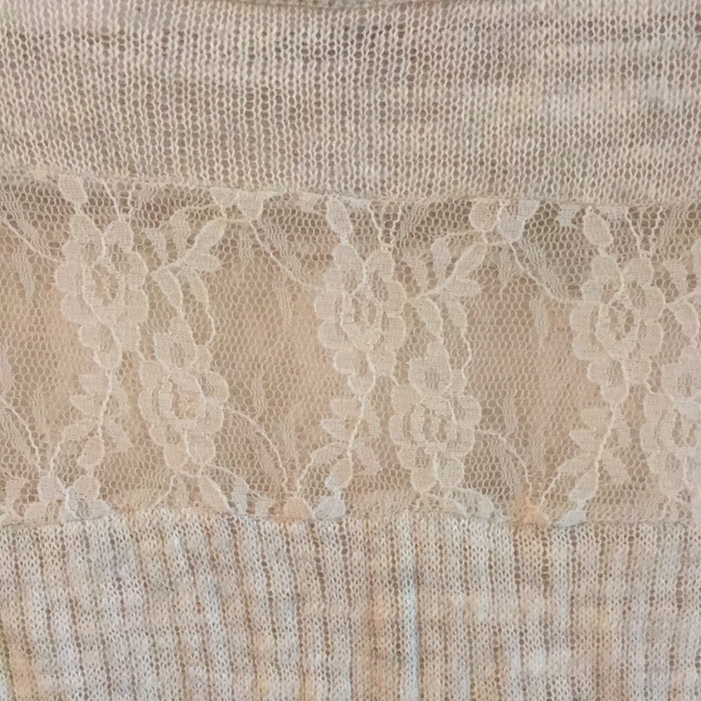 Semi sheer Lauren Conrad top